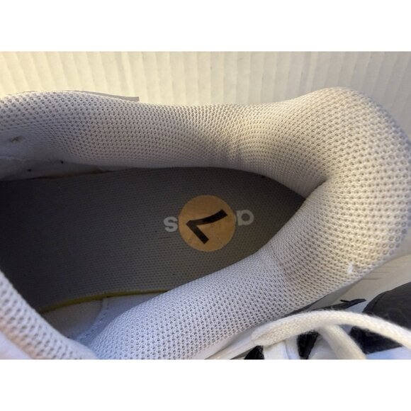 Adidas Courtblock Women's 7 Tennis Leather Shoes White Black New With Tags - Picture 9 of 10